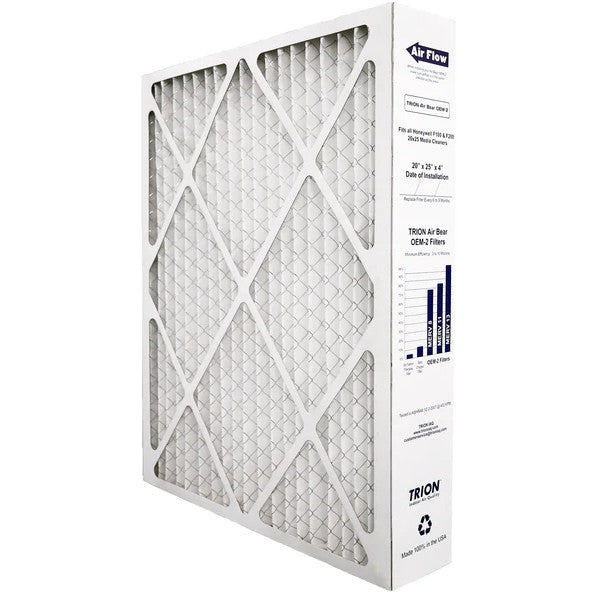 Trion 272649-08-202 - (2 Pack) 20" x 25" x 4.3" Trion OEM-2 Honeywell Replacement Air Filter, MERV 8