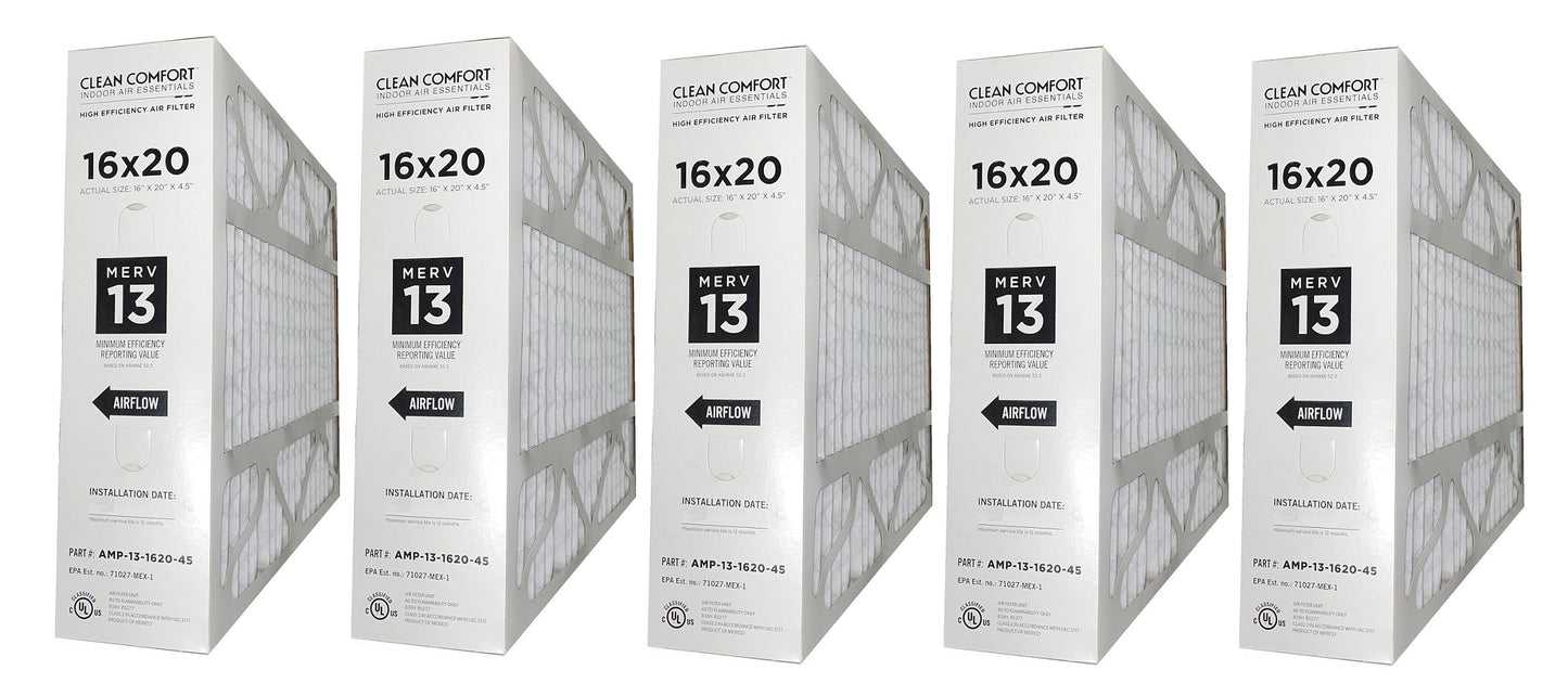 Goodman AMP-13-1620-45 - 16" x 20" x 4.5" Clean Comfort Air Filter, MERV 13