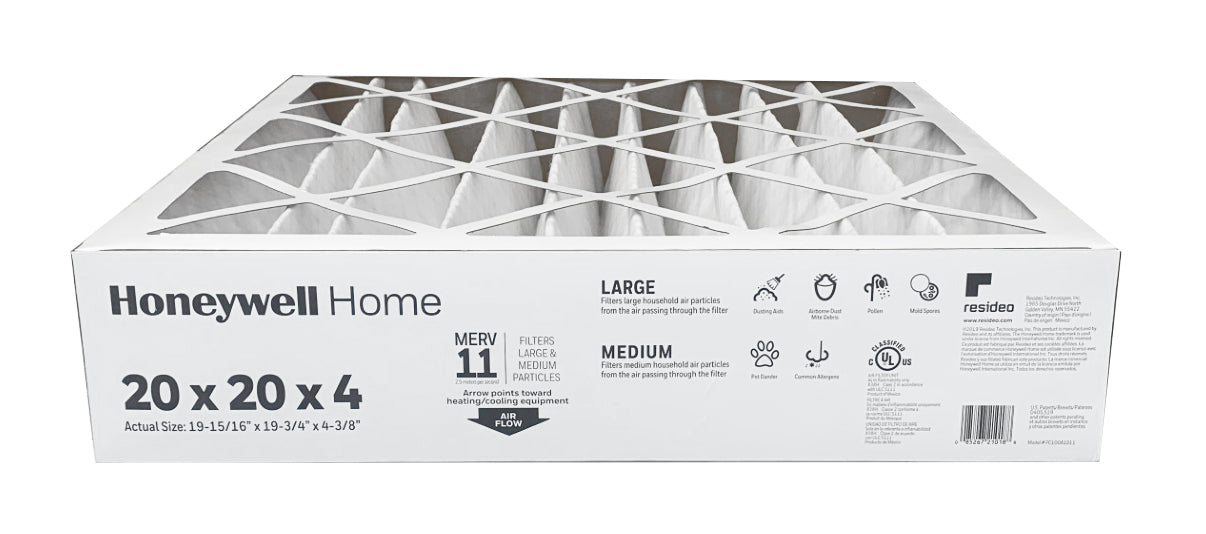 Honeywell FC100A1011 - 20" x 20" x 4" MERV 11 Pleated Air Filter