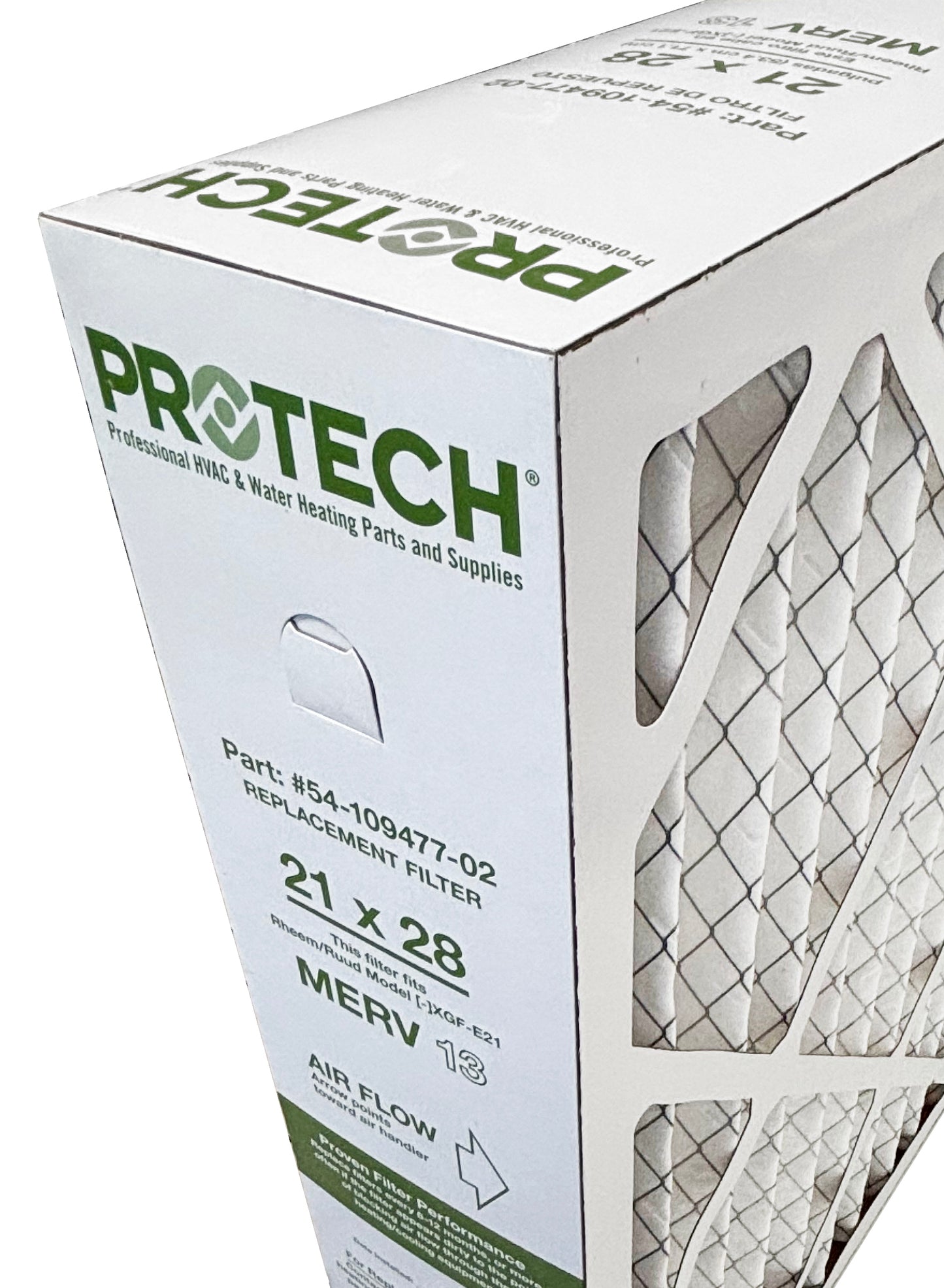 Rheem 54-109477-02 - 21" x 28" x 5" Exact-Fit Filter for Air Cleaner XGF-E21M13, MERV 13