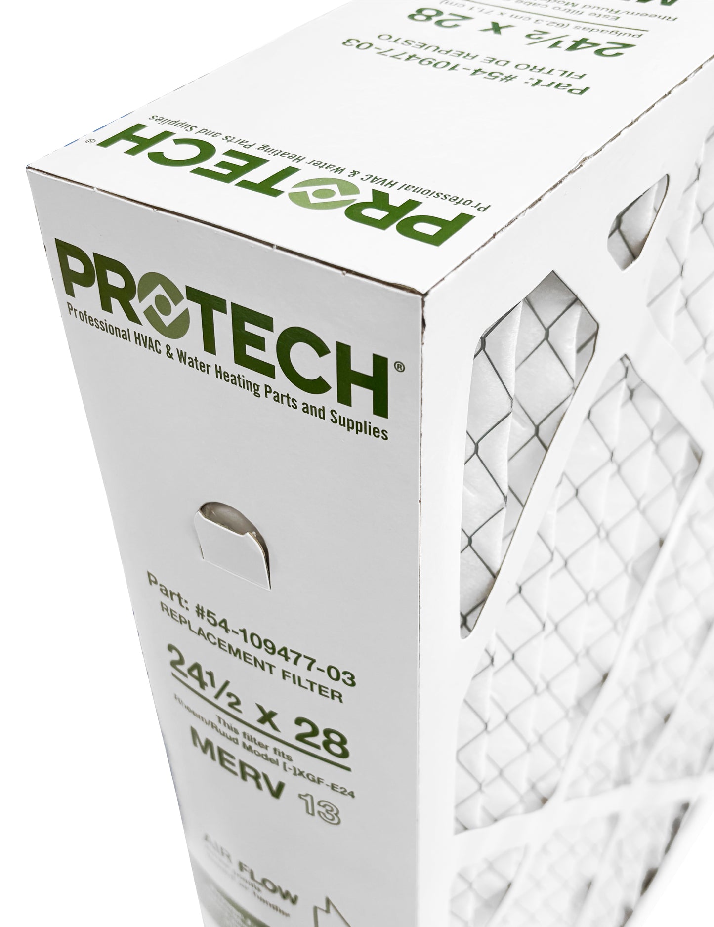 Rheem 54-109477-03 - 24.5" x 28" x 5" Exact-Fit Filter for Air Cleaner XGF-E24M13, MERV 13