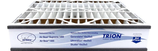 Trion Air Bear 255649-105 - 16"x25"x5" MERV 8 Pleated Air Filter