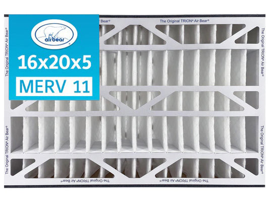 Trion Air Bear 259112-104 - 16" x 20" x 5" Pleated Air Filter, MERV 11