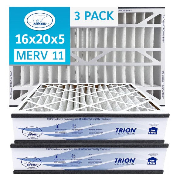 Trion Air Bear 259112-104 - 16" x 20" x 5" Pleated Air Filter, MERV 11