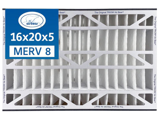 Trion Air Bear 255649-104 - 16" x 20" x 5" Pleated Air Filter, MERV 8
