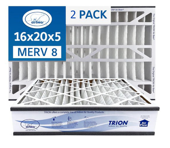 Trion Air Bear 255649-104 - 16" x 20" x 5" Pleated Air Filter, MERV 8