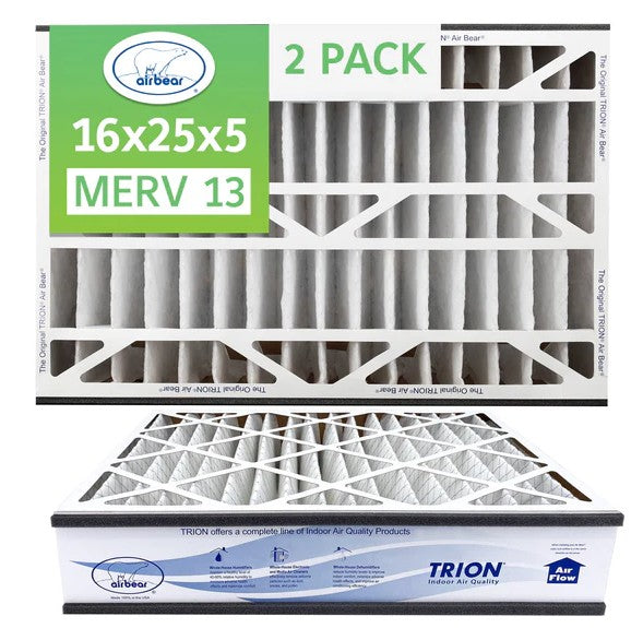Trion Air Bear 266649-105 - 16" x 25" x 5" MERV 13 Pleated Air Filter