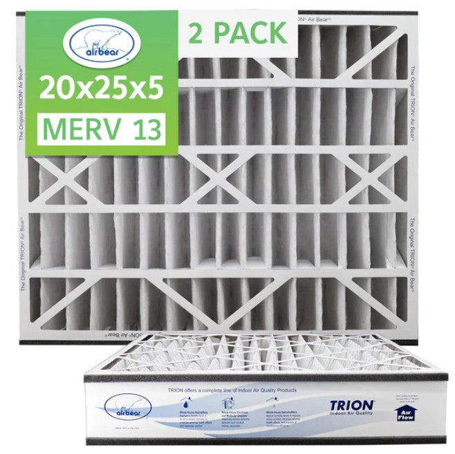Trion Air Bear 266649-102 - 20" x 25" x 5" MERV 13 Pleated Air Filter