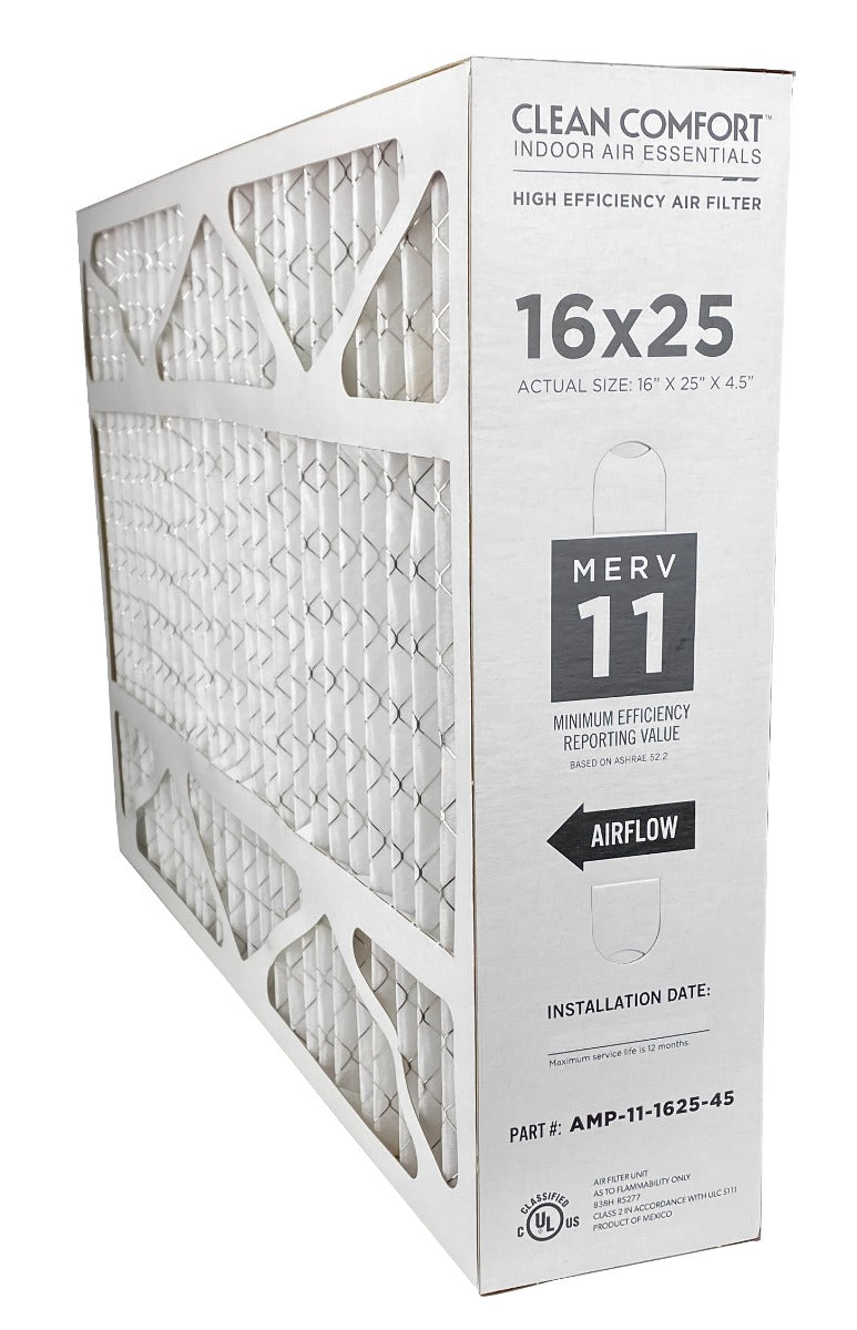 Goodman AMP-11-1620-45 Air Filters (2-Pack) - 16x20x4.5 Inch, MERV 11, 6 Month Life