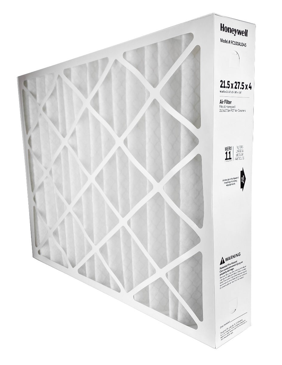 Honeywell FC100A1045 - 21.5" x 27.5" x 4" MERV 11 Pleated Air Filter