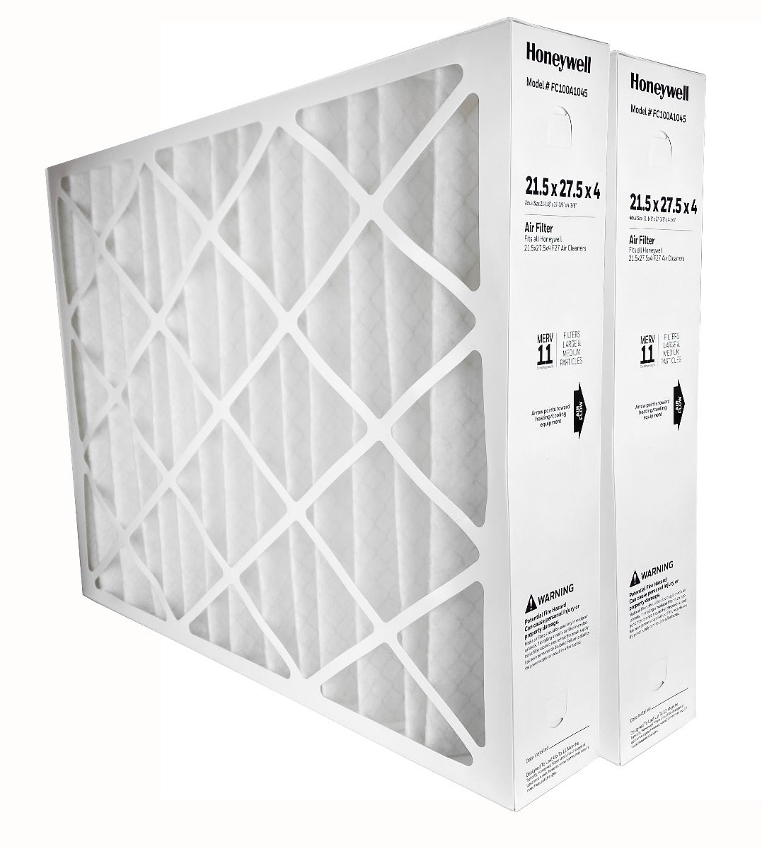 Honeywell FC100A1045 - 21.5" x 27.5" x 4" MERV 11 Pleated Air Filter