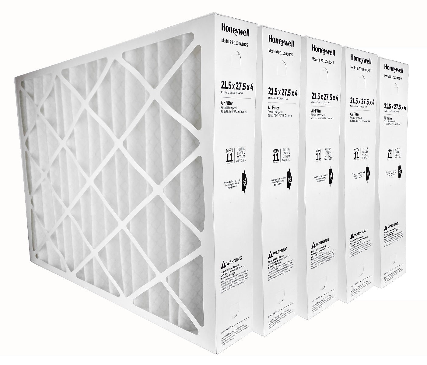 Honeywell FC100A1045 - 21.5" x 27.5" x 4" MERV 11 Pleated Air Filter