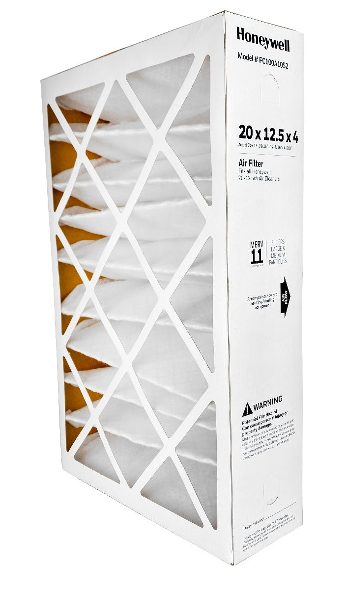 Honeywell FC100A1052 - 20" x 12.5" x 4" MERV 11 Pleated Air Filter