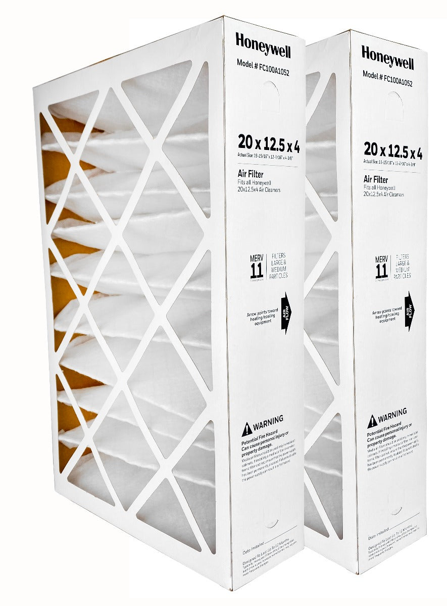 Honeywell FC100A1052 - 20" x 12.5" x 4" MERV 11 Pleated Air Filter