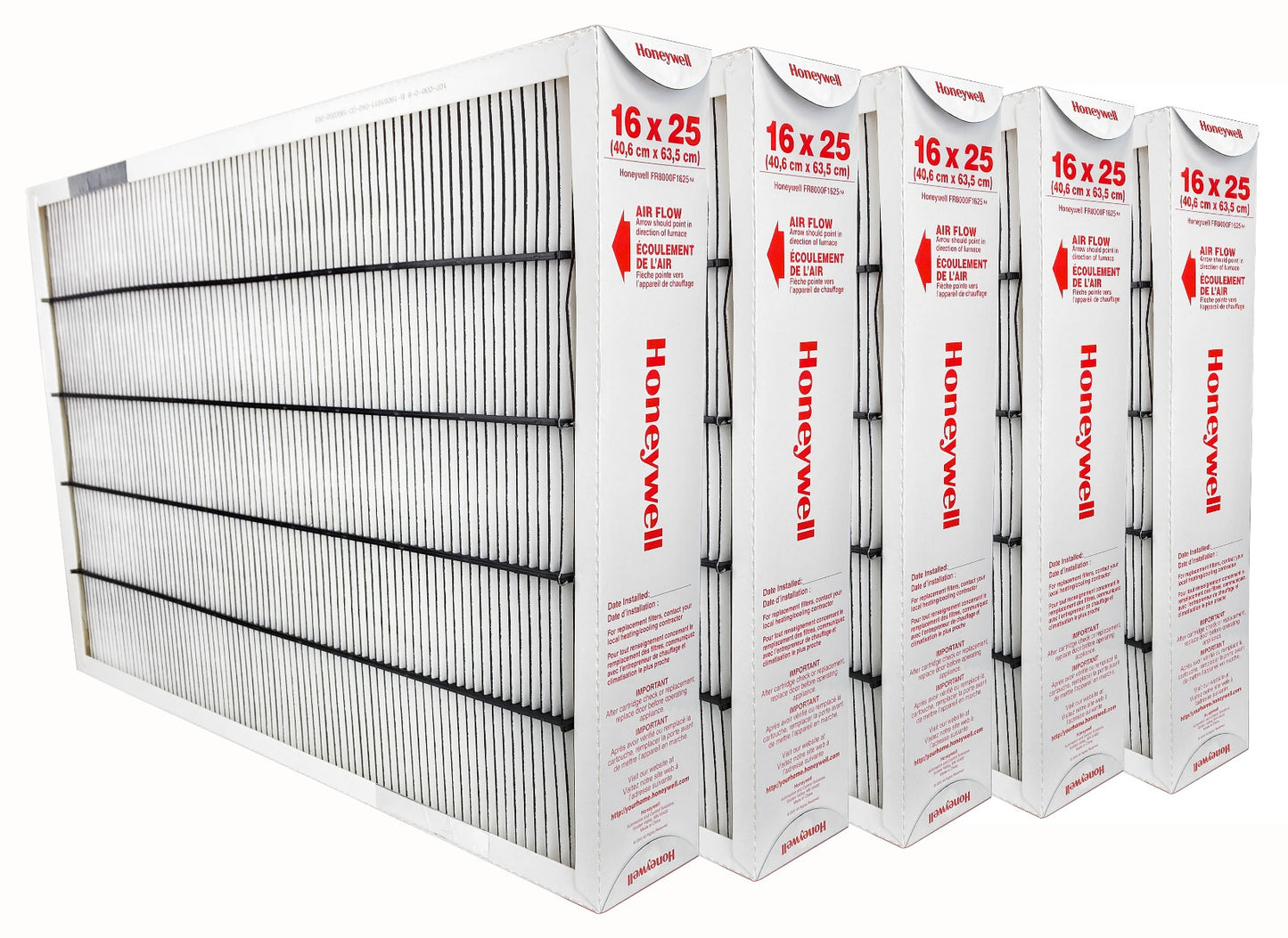 Honeywell FR8000F1625 - 16" x 25" MERV 15 Pleated Air Filter