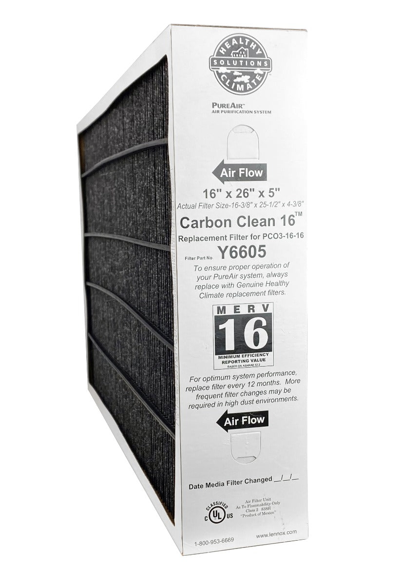 Lennox Y6605- PureAir PCO3-16-16 MERV 16 Filter- 16