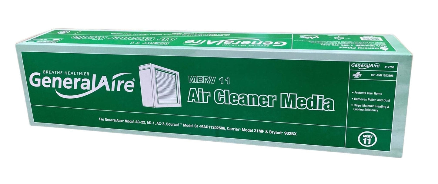 GeneralAire 12758 - RESERVEPro MERV 11 Expandable Air Filter