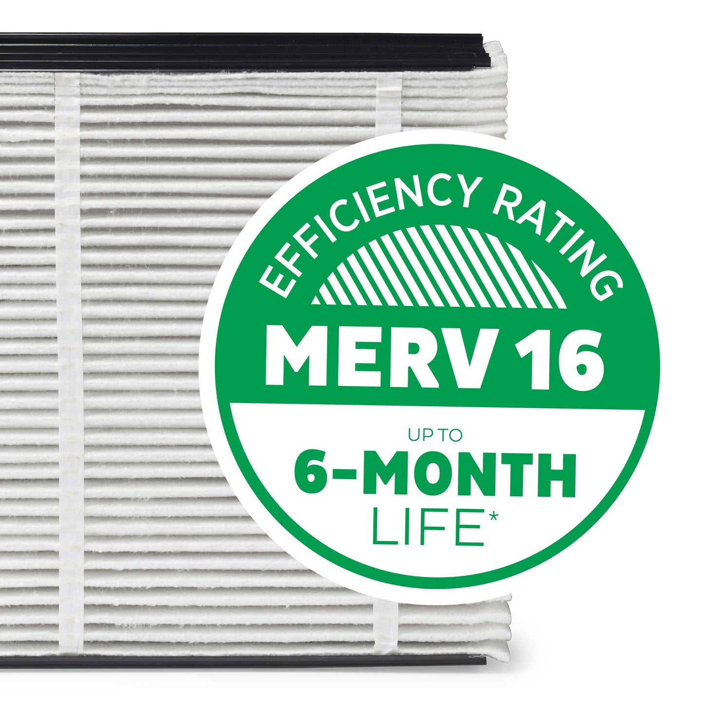 Aprilaire 216 Allergy & Asthma Air Filter Replacement for Whole-Home Air Purifiers, MERV 16