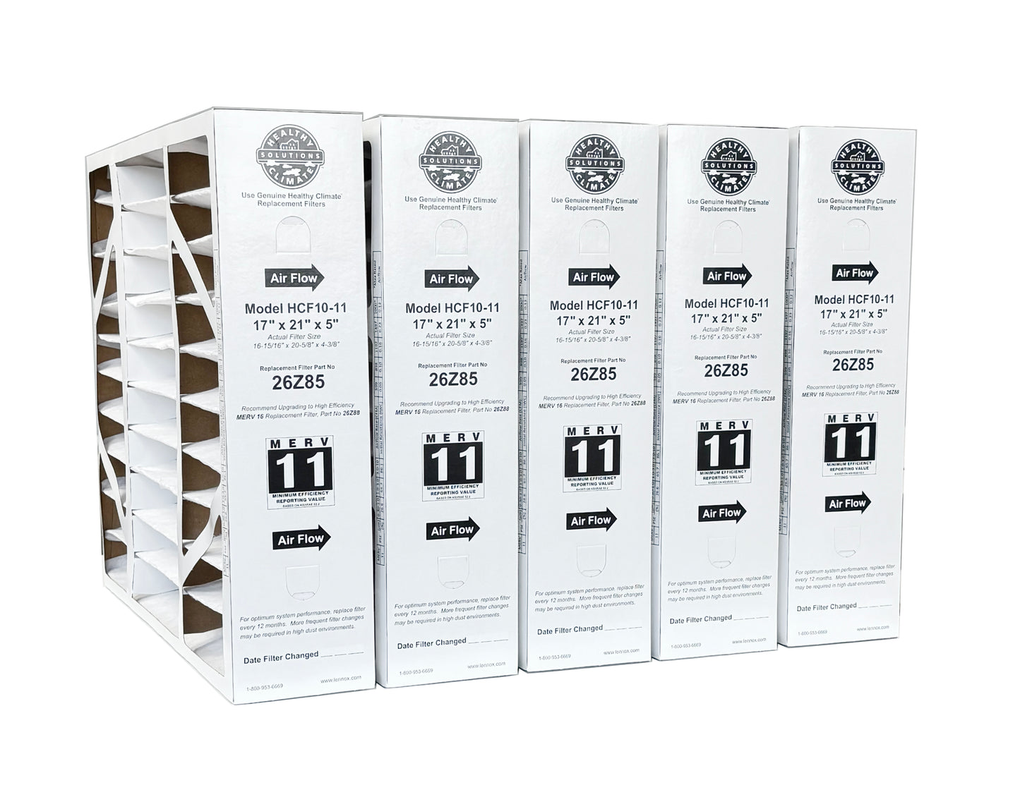 Lennox 26Z85 - 17 x 21 x 5 Healthy Climate HCF10-11 Air Filter, MERV 11