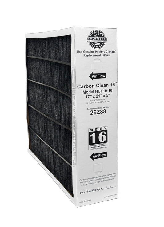 Lennox 26Z88 - 17" x 21" x 5" Health Climate Carbon Clean HCF10-16 Air Filter, MERV 16