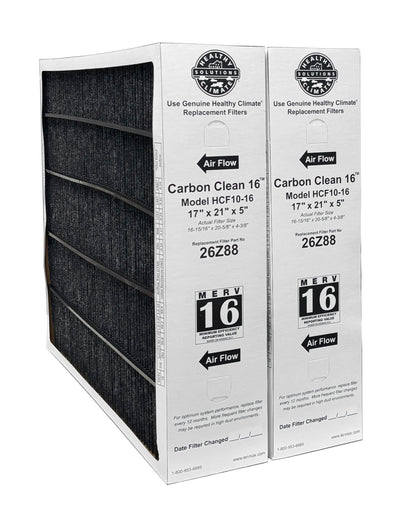 Lennox 26Z88 - 17" x 21" x 5" Health Climate Carbon Clean HCF10-16 Air Filter, MERV 16