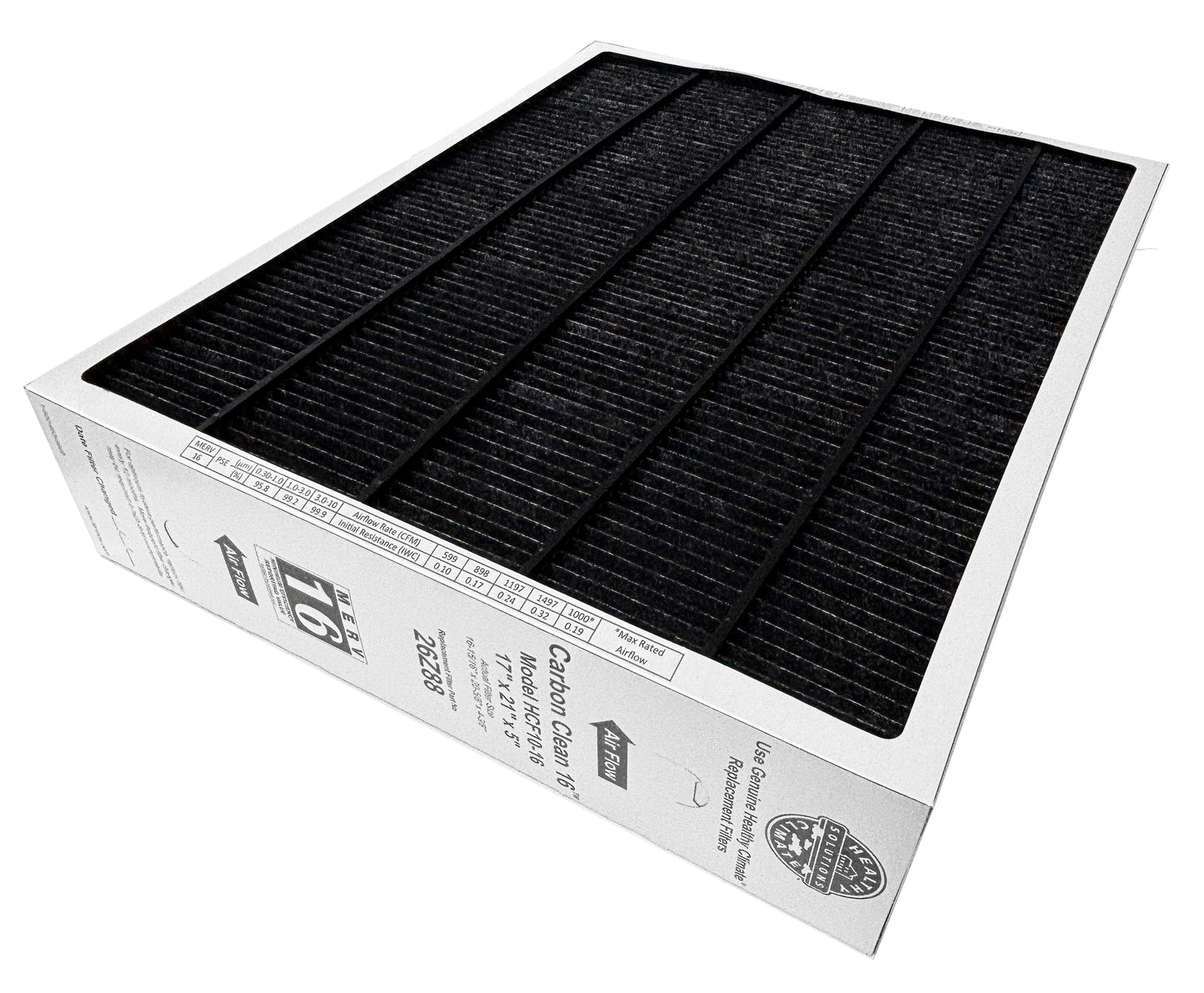 Lennox 26Z88 - 17" x 21" x 5" Health Climate Carbon Clean HCF10-16 Air Filter, MERV 16