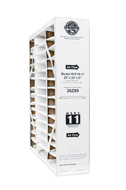 Lennox 26Z89 - 20" x 22" x 5" Healthy Climate HCF19-11 Air Filter, MERV 11
