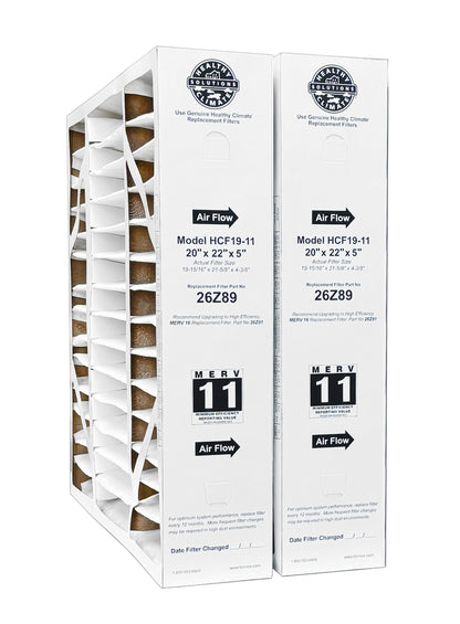 Lennox 26Z89 - 20" x 22" x 5" Healthy Climate HCF19-11 Air Filter, MERV 11