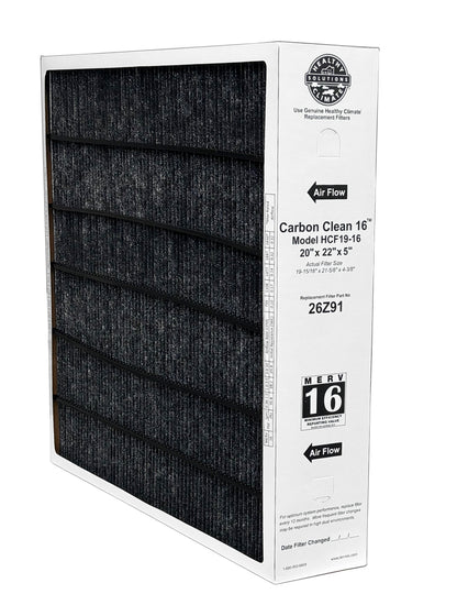 Lennox 26Z91 - 20" x 22" x 5" Healthy Climate Carbon Clean HCF19-16 Air Filter, MERV 16