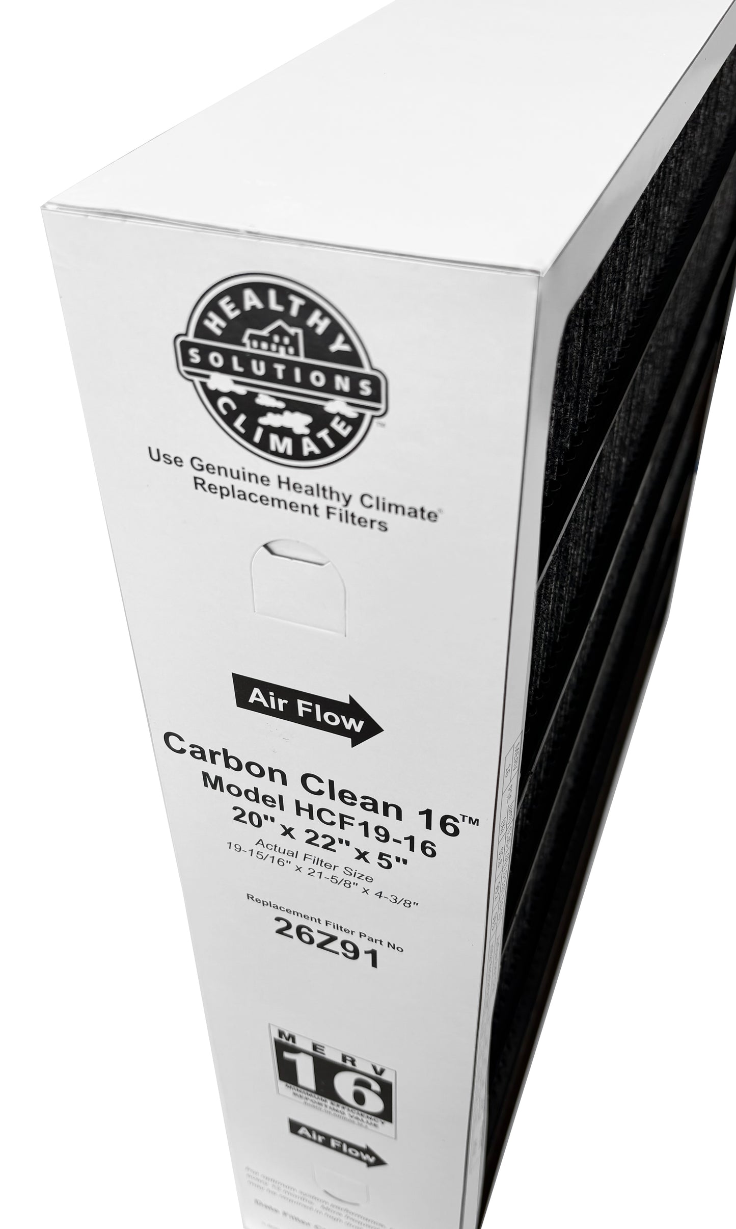 Lennox 26Z91 - 20" x 22" x 5" Healthy Climate Carbon Clean HCF19-16 Air Filter, MERV 16