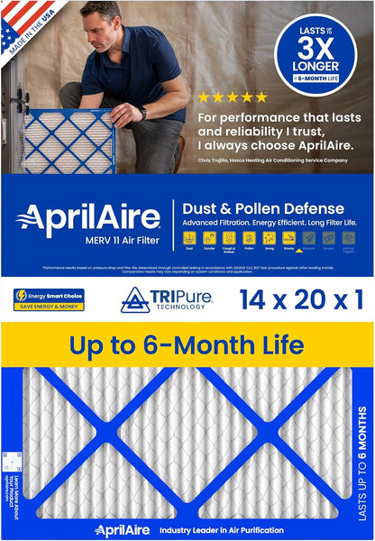 AprilAire A14201 1-Inch Media 14" x 20" x 1" MERV 11