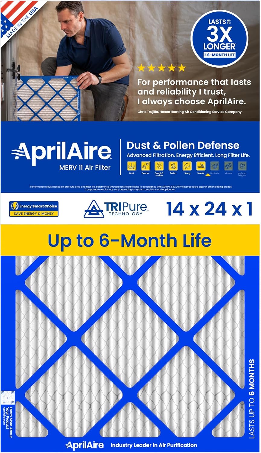 AprilAire A14241 1-Inch Media 14" x 24" x 1" MERV 11