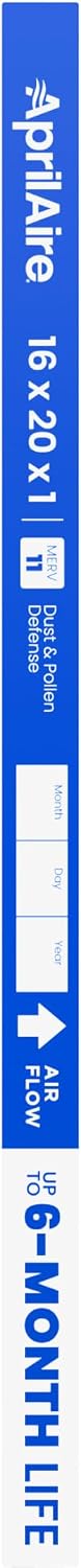 AprilAire A16201 1-Inch Media 16" x 20" x 1" MERV 11