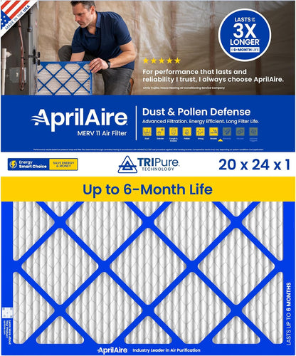 AprilAire A20241 1-Inch Media 20" x 24" x 1" MERV 11