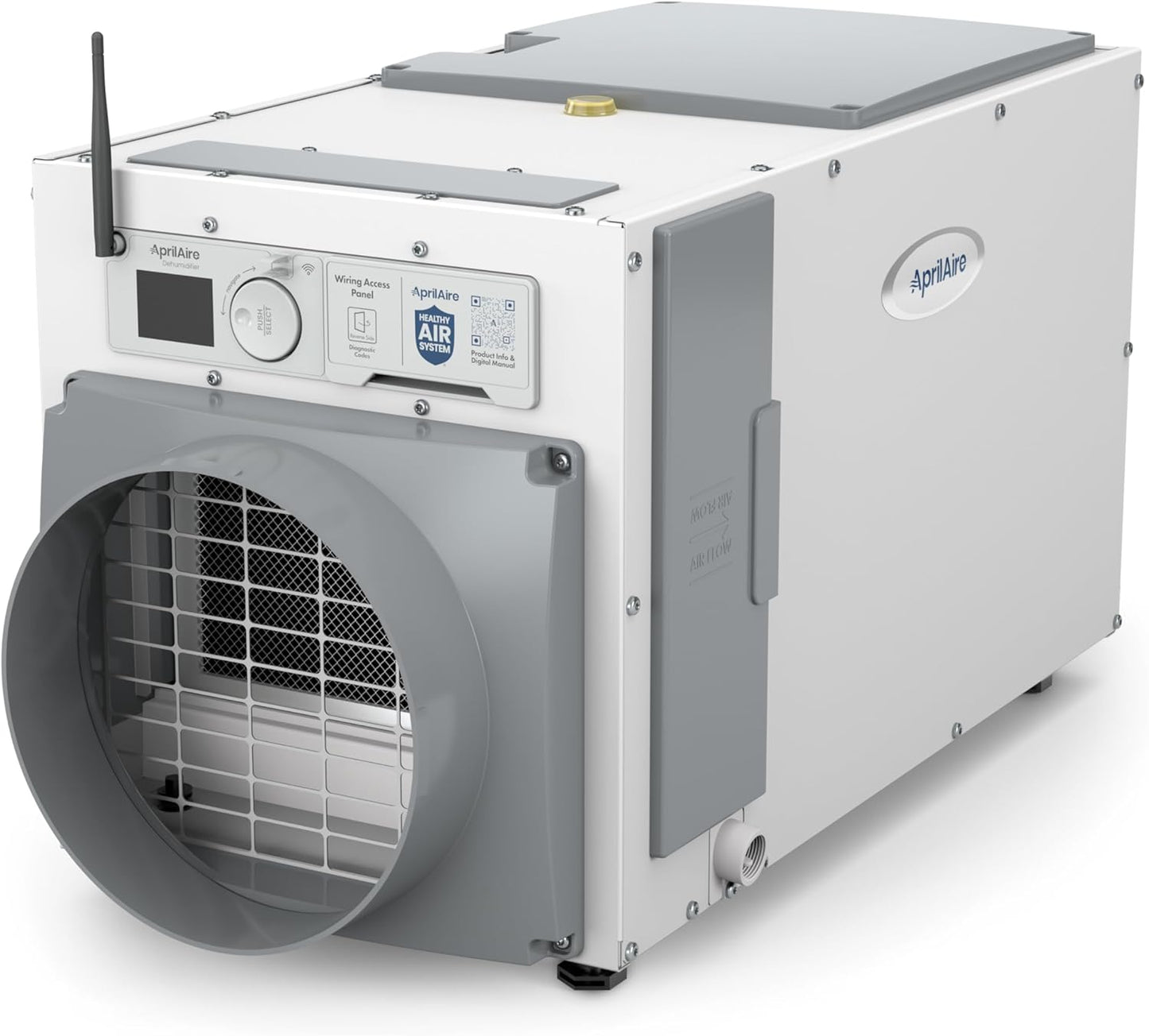 Aprilaire E100W - Wi-Fi Enabled Whole House Dehumidifier, 100 Pints
