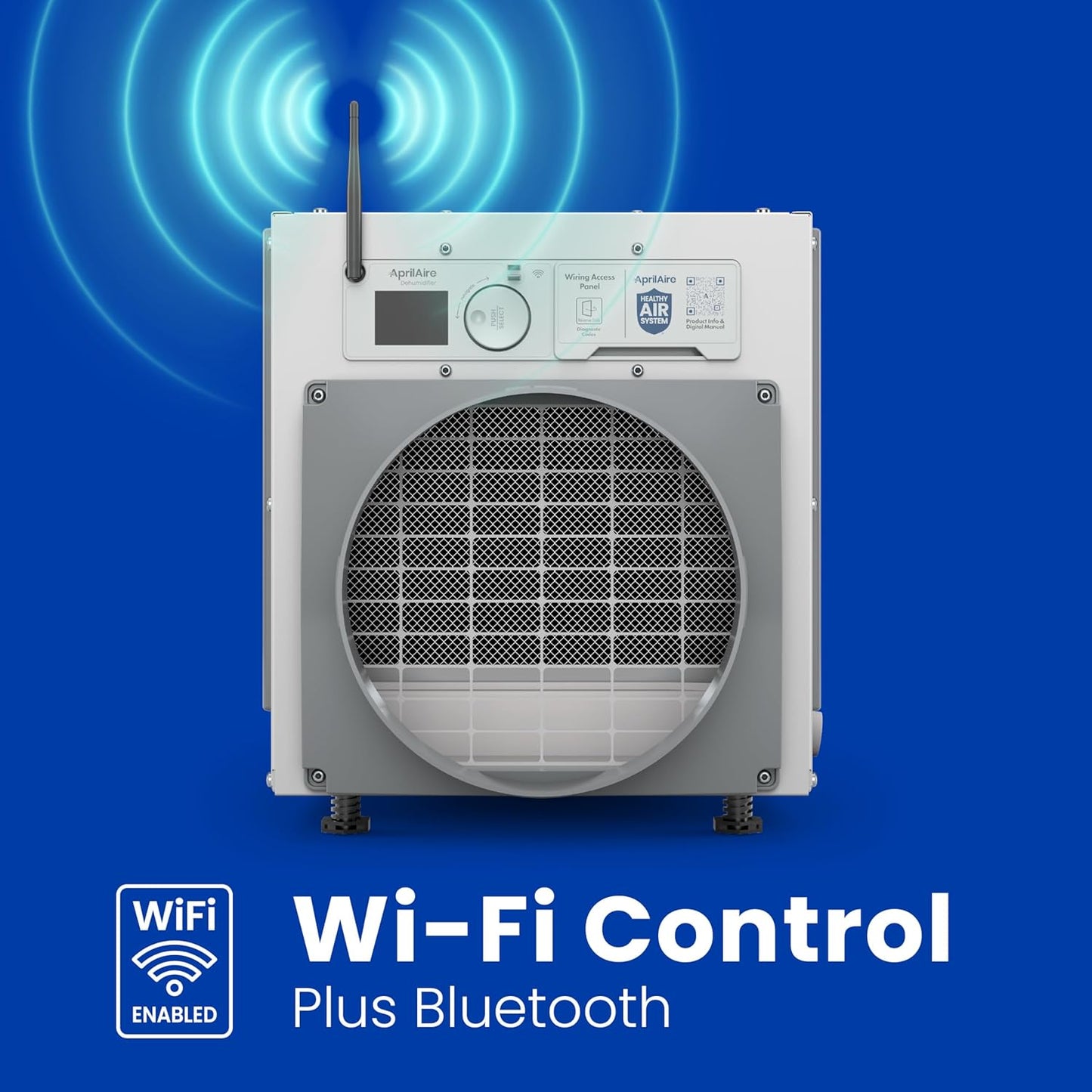 Aprilaire E080W - Wi-Fi Enabled Whole House Dehumidifier, 80 Pints