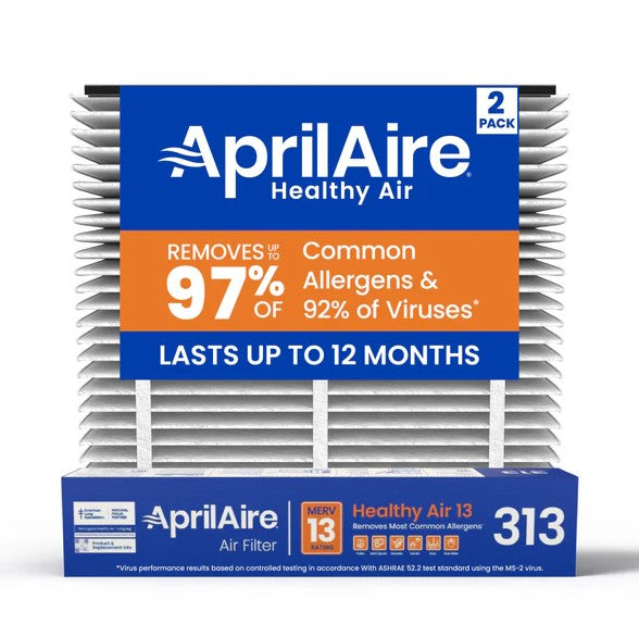 Aprilaire 313 - Healthy Home Air Filter For Aprilaire Whole-Home Air Purifiers, MERV 13, For Most Common Allergens
