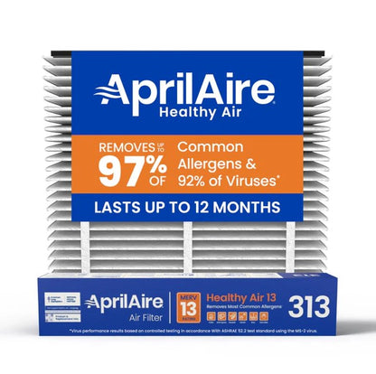 Aprilaire 313 - Healthy Home Air Filter For Aprilaire Whole-Home Air Purifiers, MERV 13, For Most Common Allergens
