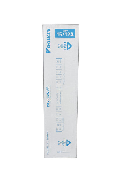Daikin 0160M00014 - 20" x 20" x 5" Pleated MERV 15 Replacement Filter for DV15-2121-AC