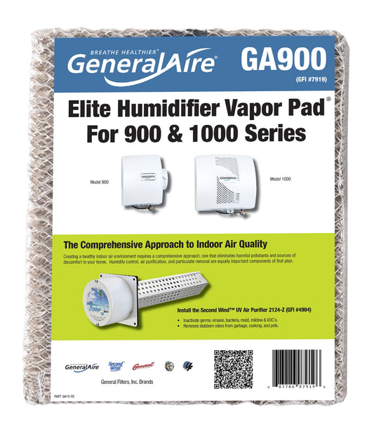 GeneralAire GA900 Water Panel - Previously Known as GA19 Vapor Pad