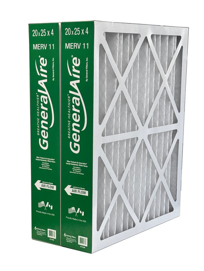 GeneralAire 11-GA100A37 - 20" x 25" x 4" Replacement Filter for Honeywell FC100A1037, MERV 11
