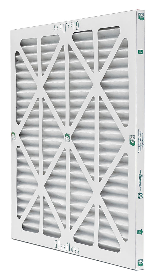 Glasfloss ZLP16201 - 16" x 20" x 1" Z-Line Pleated Air Filter, MERV 10