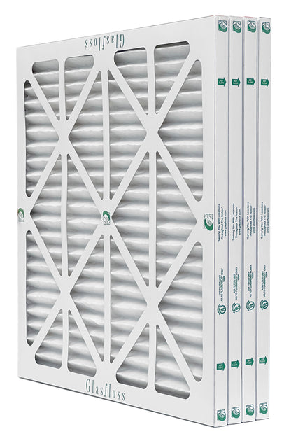 GlasFloss ZLP20201 - 20" x 20" x 1" Z-Line Pleated Air Filter, MERV 10