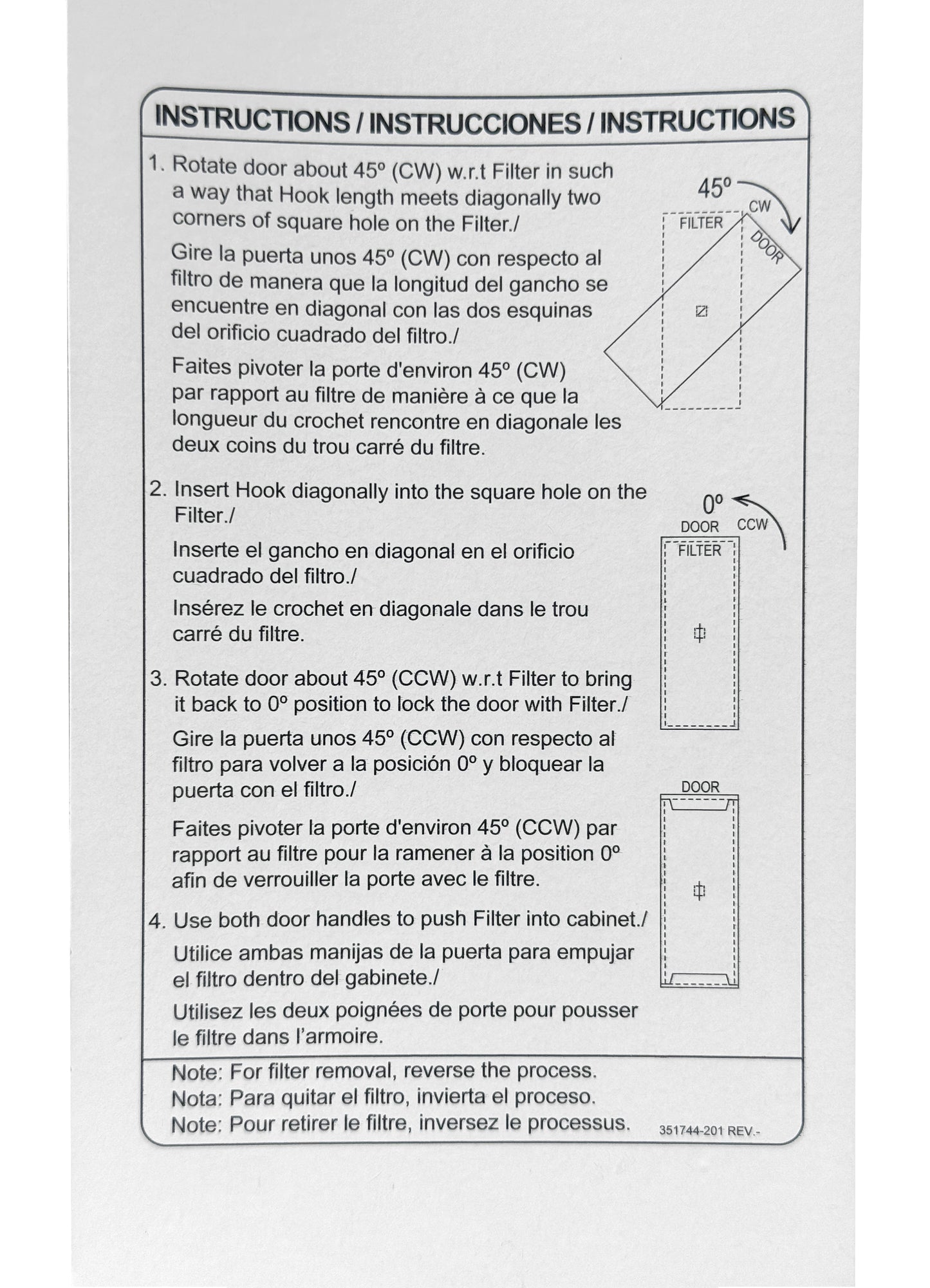 Carrier & Bryant FILXUMC081625 - 16" x 25" x 4" Pleated Air Filter, MERV 8
