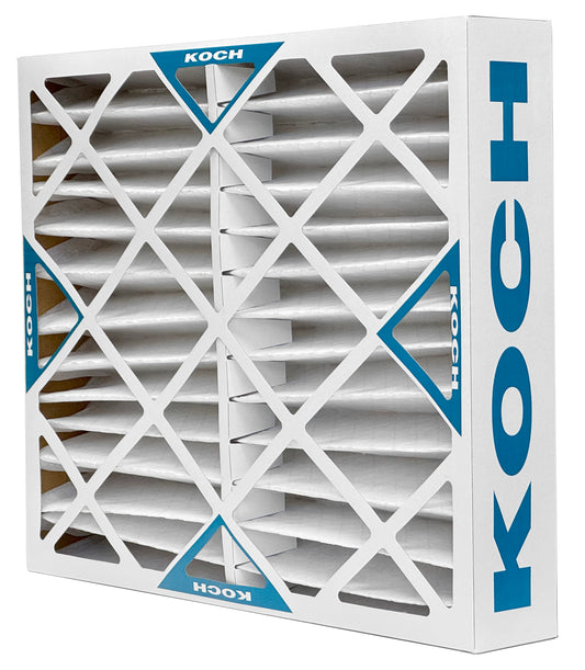 Koch 102-700-030 - 20" x 25" x 4" Pleated Air Filter, MERV 8