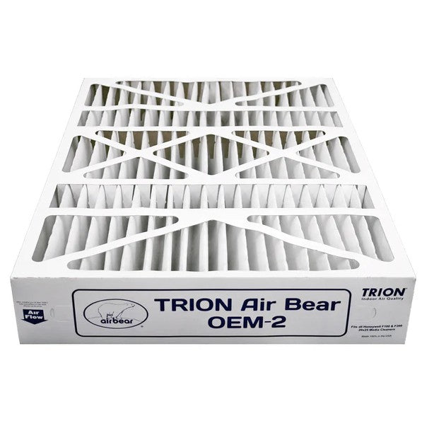 TRION 272649-11-205 OEM-2 Air Filter 16x25x4 (2-Pack, MERV 11) Replacement Filter for Honeywell FC100A1029 / FC200E1029, Actual Size 15.8” x 24.75” x 4.375”