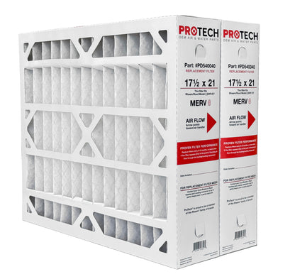Rheem PD540040 - 17.5" x 21" x 5" Exact-Fit Filter for Air Cleaner AXHF-E17AM, MERV 8
