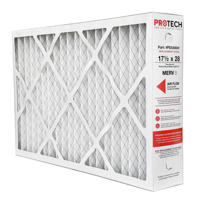 Rheem PD540041 - 17.5" x 28" x 5" Exact-Fit Filter for Air Cleaner AXGF-E17AM, MERV 8