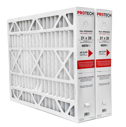 Rheem PD540043 - 21" x 28" x 5" Exact-Fit Filter for Air Cleaner AXGF-E21AM, MERV 8