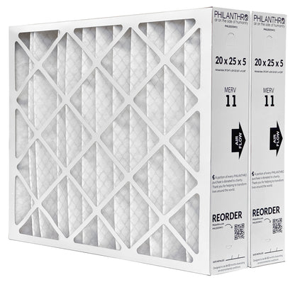 Philanthro PHIL20255M11 - 20" x 25" x 5" Air Filter, MERV 11